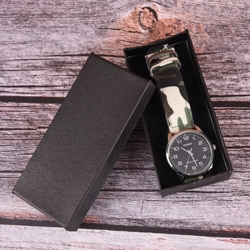 Luxury Wrist Watch Cardboard Holder Storage Box Portable Jewelry Gift Packaging Organizer Case