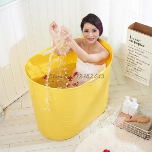 Adult bath barrel bath barrel household thickened whole body bath barrel newborn baby swimming bath tub bath tub