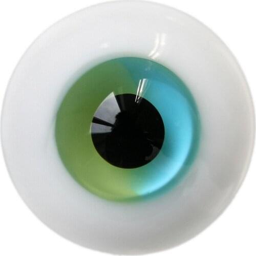 [wamami] 6mm 8mm 10mm 12mm 14mm 16mm 18mm 20mm 22mm 24mm Green Glass Eyes Eyeball BJD Doll Dollfie Reborn Making Crafts