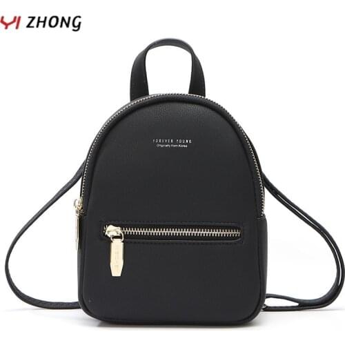 YIZHONG PU Small Luxury Backpacks for Women Back Headphone Jack Mini Backpack for Daily Multifunction Phone Pocket Bookbag