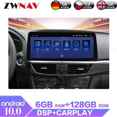 12.3" Android 6+128G For Mazda Atenza 2014-2016 Car Multimedia Player Radio GPS Navigation Stereo Carplay WiFi 4G Touch Screen