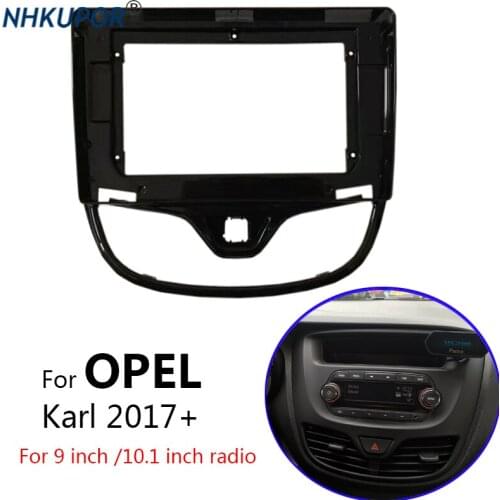 Android Car Radio Head Unit Frame Kit For OPEL KARL 2017 2018 2019 Auto Stereo Dash Panel Fascia Center Console Holder