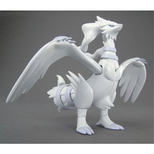 BANDAI Pokemon Action Figure Fight Model Evolution Department 13 White Beast Reshiram Rare Ornament Toy