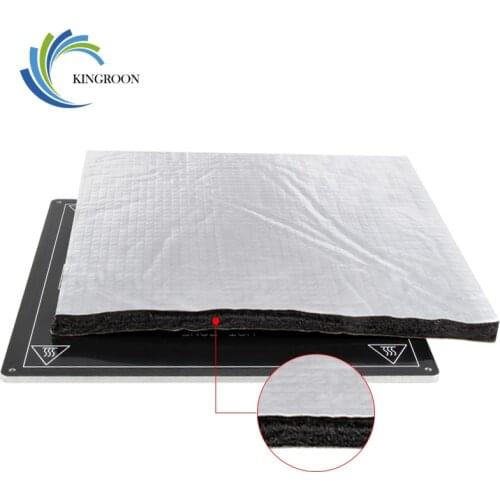 Heat paper Plate Foil Self-adhesive Pad Heating Bed Sticker Insulation Cotton 3D Printer Parts 200x200/220x220/235x235/310x310mm