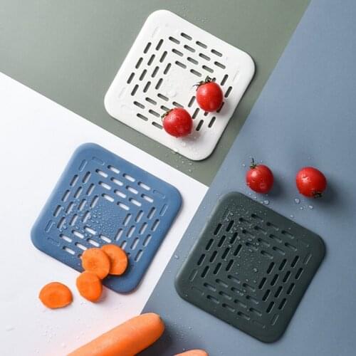 Shower Drain Covers Silicone Tube Drain Hair Catcher Stopper With Sucker For Bathroom Kitchen Filter Trap Home Drain Protectors