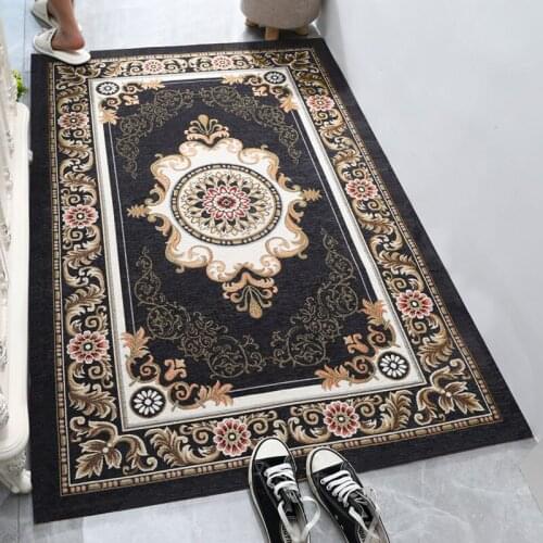 European Entrance Door Mat Home Long Hallway Rug Bedroom Carpets For Living Room Home Rug Anti-skid Bedside Decorative Floor