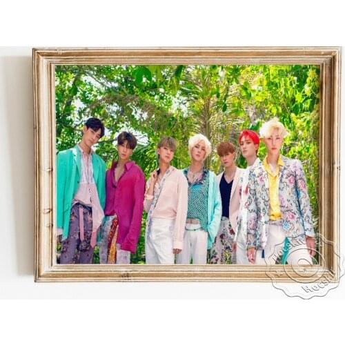 K-pop Music Male Group VAV Vintage Trend Style Poster, Fashion Magazine Fans Club Wall Picture, Handsome Boy Portrait Art Prints