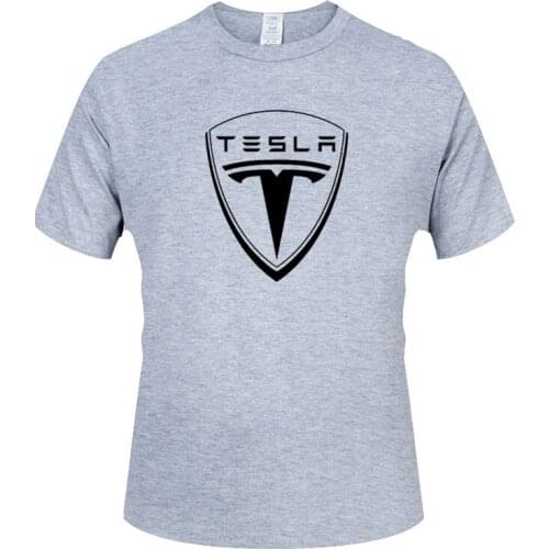 Summer Hot SELL 2021 New Fashion Tesla T-Shirt For men and women Short Sleeve O Neck Cotton Casual Top Tee R