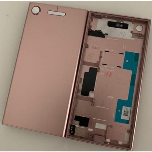 Metal Battery Housing Door For Sony Xperia XZ1 G8341 G8342 Back Cover Case Battery Door Back Cover Housing Frame case