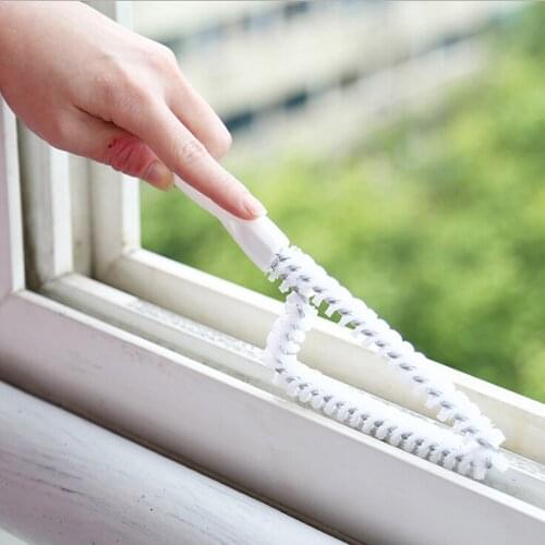 Multi-purpose kitchen gas stove sink vanity window window slot brush cleaning tool crevice brush