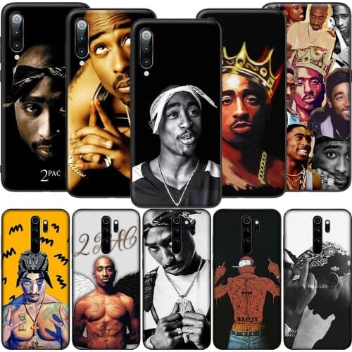 GX4 2Pac Tupac Shakur Soft Silicone Case for Redmi Note 4X 5 5A Prime 6 6A 7 7A 8 8A 8T 9 9A 9C 9S Pro Lite