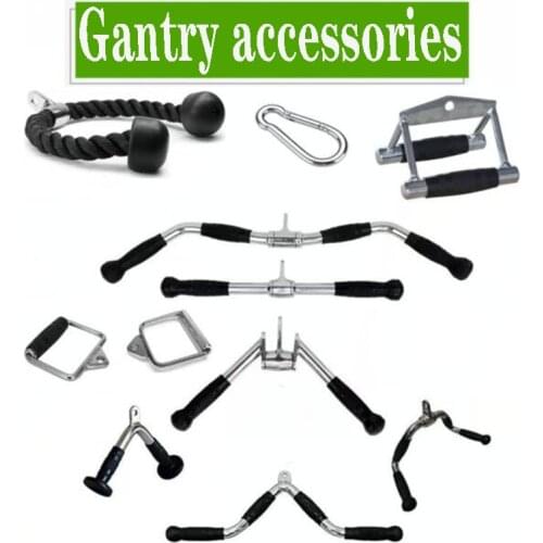 New fitness equipment accessories gantry fitness handle V-shaped handle T bar rowing handle fitness pull-down bar