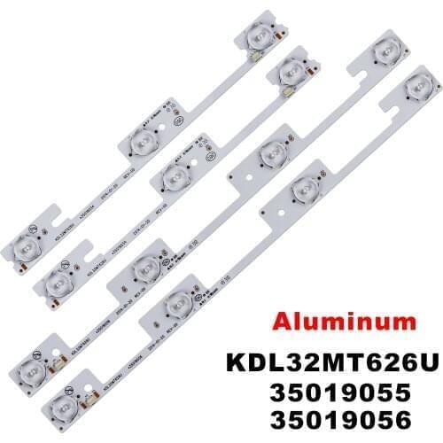 NEW kits 4PCS (2PCS*4LED +2PCS*3LED) 1LED=6V KDL32MT626U 35019055 35019056 light bar 32 inch backlight lamp LED strip 6v