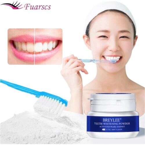Teeth Whitening Powder Remove Plaque Stains Toothpaste Dental Tools White Teeth Cleaning Oral Care Charcoal Powder 30g