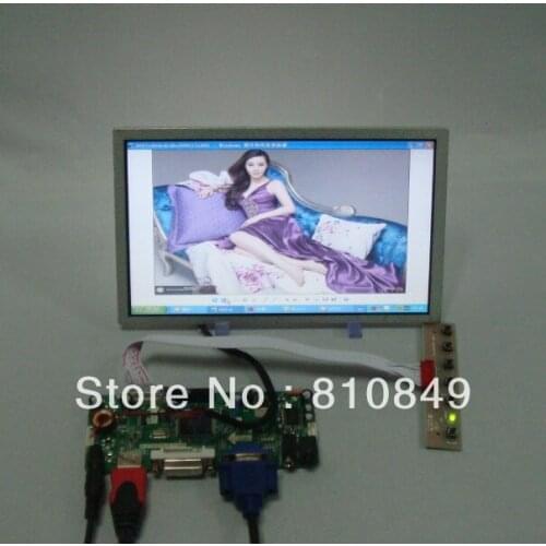 HD MI DVI VGA LCD Controller Board+8.9" 1024x600 N089L6 LP089WS1 B089AW01 LCD Screen