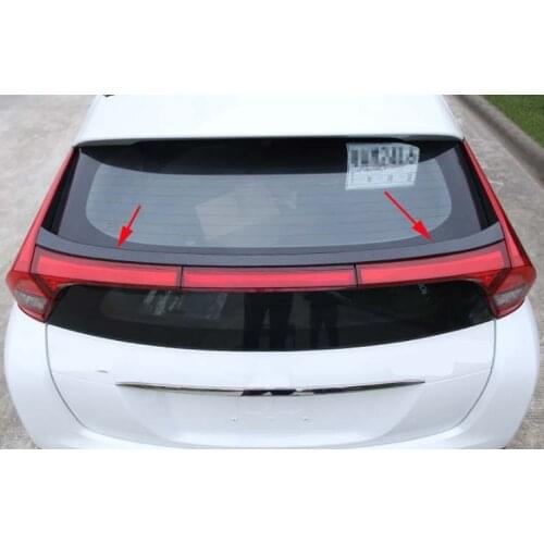 Carbon Fiber ABS molding Plated Rear Lower Trunk Lid Cover Trim For 2017-2020 Mitsubishi Eclipse Cross 1PCS