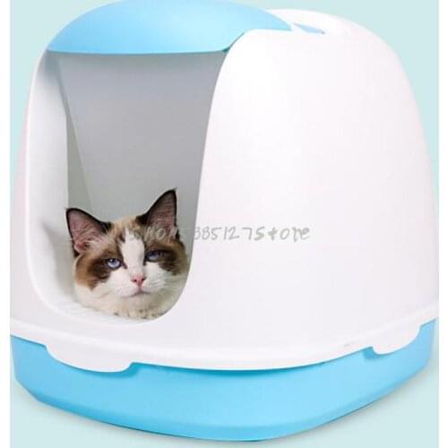 Cat Litter Basin Cat Toilet Splash Proof Fully Enclosed Cat Toilet Large Deodorant And Odor Proof Cat Excrement Basin