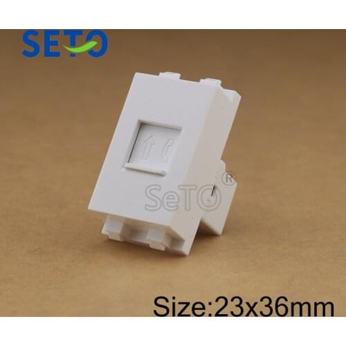 SeTo 128 Type RJ11 Telephone Module RJ11 Voice Phone Connector Keystone For Wall Plate Socket