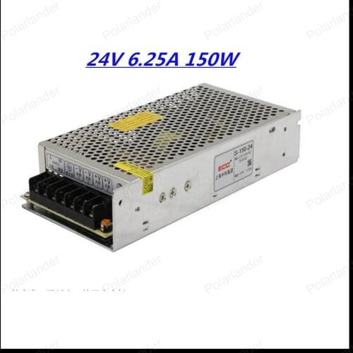 Universal 150W 24V 6.25A AC-DC Switching Switch Power Supply Transformer 110V /220V AC to dc for LED Strip Light Lighting
