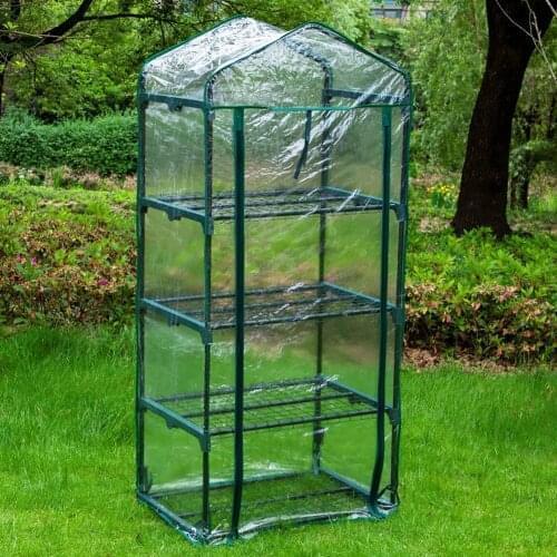 Waterproof Multi-Tier Portable Greenhouse PVC Cover Garden Cover Plants Flower House Corrosion-resistant Plants Cover