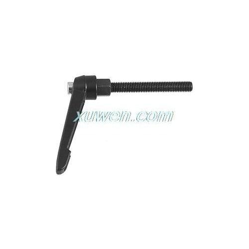 1pcs Built in Spring 60 x 8mm Threaded Adjustable Handle Blkfor industrial machine