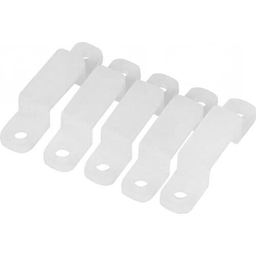 100Pcs LED Lights with Fastener Clip Silicone Buckle Suitable for 3528 5050 1210 RGB LED Lights 12mm