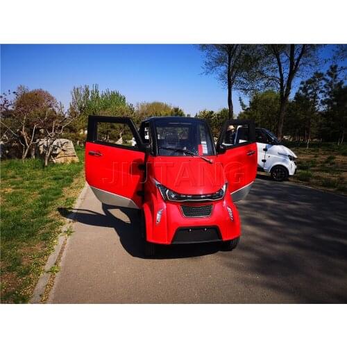 4 Wheels New Energy Electric Vehicle Adult Mini Car Fully Enclosed Mobility Scooter COC EEC 3 Seatss