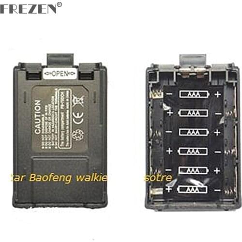 6 x AAA Two Way Radio Extender Battery Case Box For BAOFENG UV-5R UV-5RE PLUS 5RA 5RB 5RC TYT F8 Ham Radio