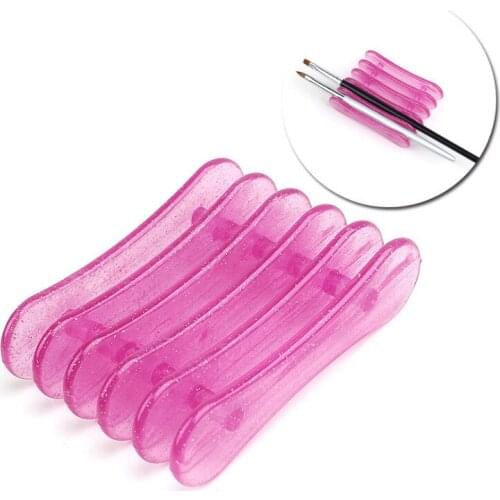 Nail Art Brush Holder Set Pen Displayer Stand Tools Plastic Brush Holders for Nail Decorations Nail Tools