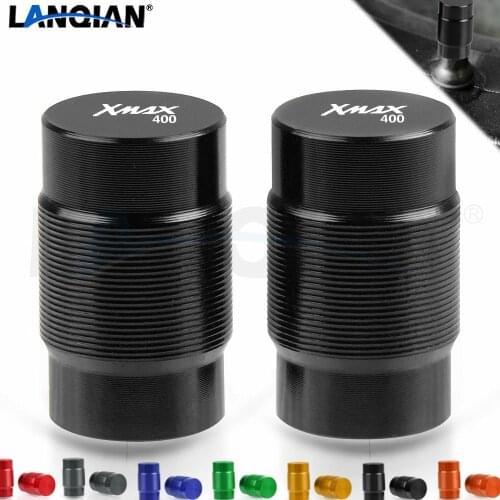 For Yamaha XMAX 400 Motorcycle Aluminum Wheel Tire Valve Stem Caps Airtight Covers XMAX 400 XMAX-400 2017 2018 2019 Accessories