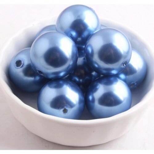 Kwoi vita New arrive 20mm Chunky Fashion A72 100pcs a lot , Loose Imitation Plastic Pearl for Chunky Beads Jewelry