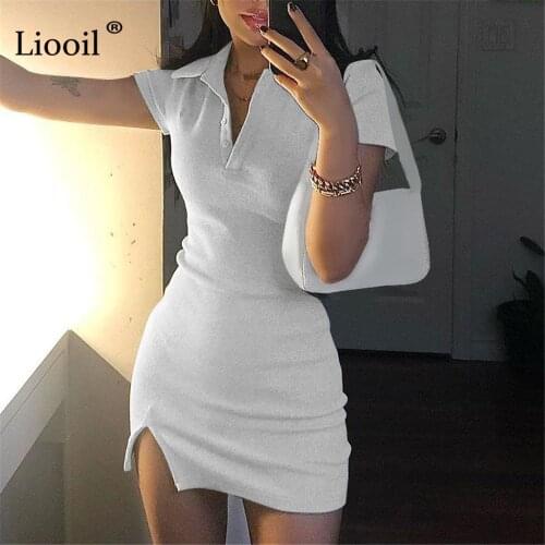 Летние трикотажные платья Liooil China At AliExpress