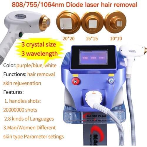 Multifunctional 808nm 755nm 1064nm Diode Laser Hair Removal Beauty Machine Price