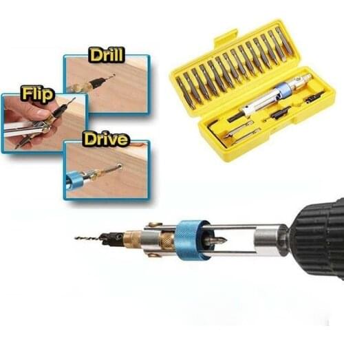 Swap Drill Bit Kit Torx Bits for Screwdriver Set Flip Drive Half Time Drill Driver Swivel Head Hex Precision Driving Repair Tool