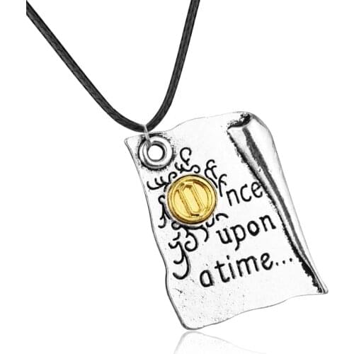 Newest Andersens Fairy Tale Fairy Tale Books Necklace Jewelry "once upon a time.." Fairytale Town Books Pendant Necklace
