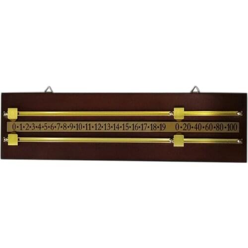 NEW-Snooker Scoreboard Complete with Scorer/Rails and Pointers for Billiard Lovers Snooker Game Billiard Score Keeper