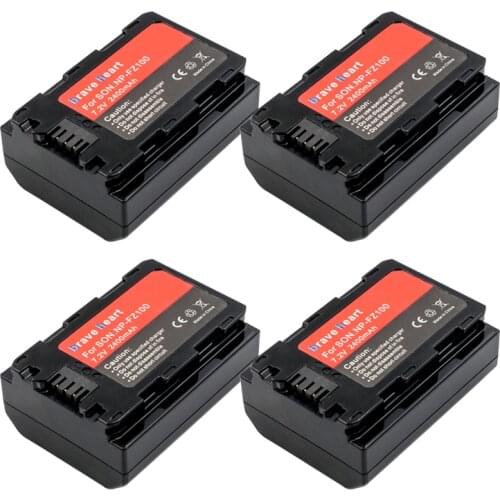 NP-FZ100 NP FZ100 Camera Battery Akkus for Sony NPFZ100 Z-Series, Alpha A7 III, A7R III, A9, A9R, A9S, A6600
