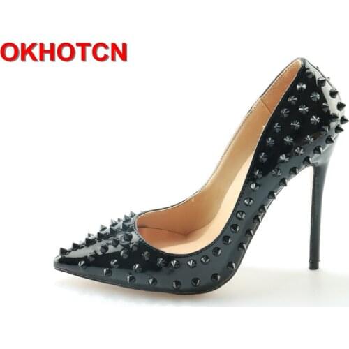 Женские туфли на шпильке OKHOTCN China At AliExpress