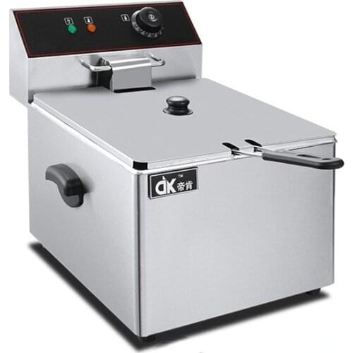 220V commercial single-cylinder large-capacity electric fryer fried deep-fried frying pan French fries fried chicken wings