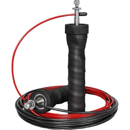 831C Self-locking Steel Wire Weight Skipping Rope, Anti-skid, Racing Bearing, Adjustable Length High-speed Steel Cable