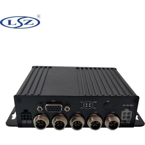 SD card cyclic recording local audio and video 4-channel monitoring mobile DVR heavy machinery / off-road vehicle / small car