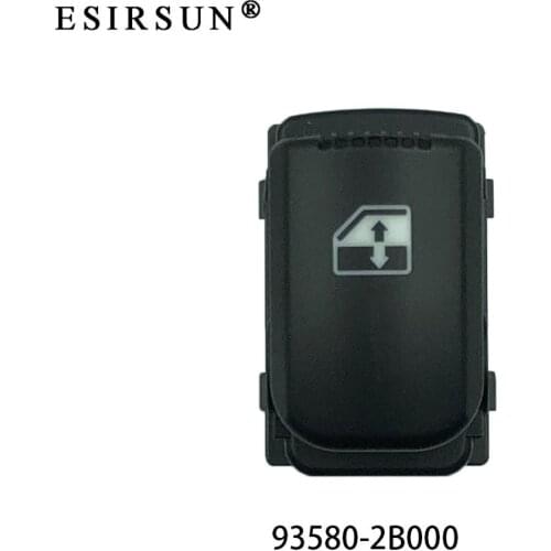 Esirsun Window Front Right Rear Left Rear Right Single Glass Lifter Switch Fit For HYUNDAI SANTA FE 2007-2012, 93580-2B000