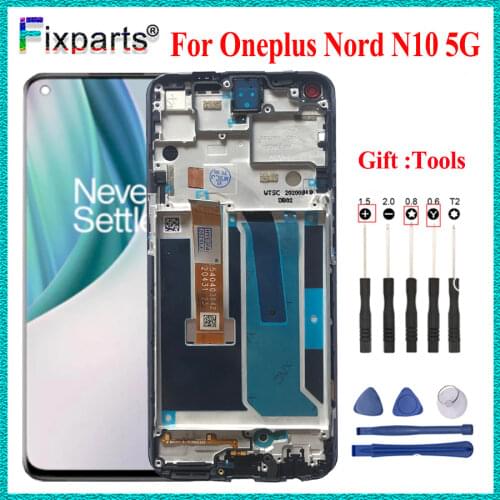 LCD Screen For OnePlus Nord N10 5G LCD Display Screen Touch Panel Digitizer 1+N1 Replacement Parts One Plus Nord N100 Display