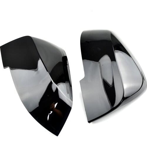 2 pieces Rearview Mirror Cover Cap Carbon Black for BMW Series 1 2 3 4 X M 220i 328i 420i F20 F21 F22 F23 F30 F32 F33 F36 X1