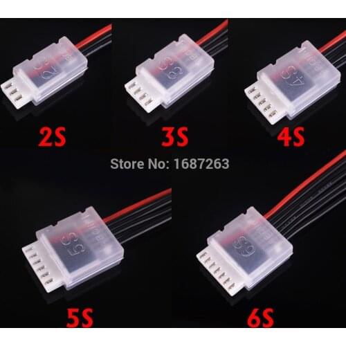 20pcs/lot 2S 3S 4S 5S 6S JST-XH Balanced head protection Balance Plug Savers AB Clip Dropship for Battery