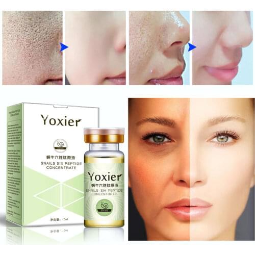 Snails Six Peptide Concentrate Anti-aging Moisturizing Oil-control Snail Pure Essence Hyaluronic Acid Facial Treatment 10ml