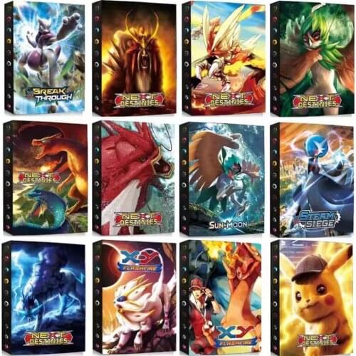 9 Pocket 432Pcs Pokemon Cards Album Book Detective Pikachu Holder Map Folder Loaded List Game Card VMAX Collection Kid Toy Gift