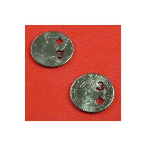 Free Shipping Brand Coin (Half Dollar)- Magic Trick,Stage Magic Props,Close Up magic,Mentalism,Comedy,Magia Toys Classic Magie