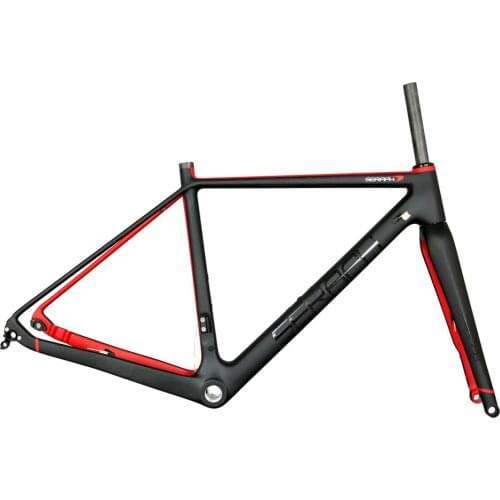 Seraph carbon fiber GR029 gravel bike frame 700C gravel bike axle 142*12mm carbon bike frame available cuatom