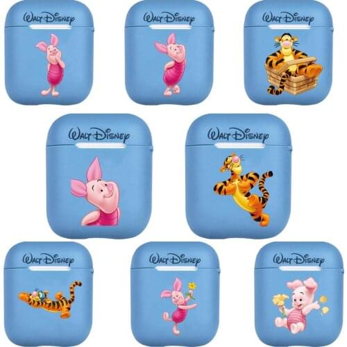 Kids Love Disney Tigger Pink PigPattern Case for Airpods Pro 1/2 Cover Protective Earphone Cases Headphones Funda Protective For